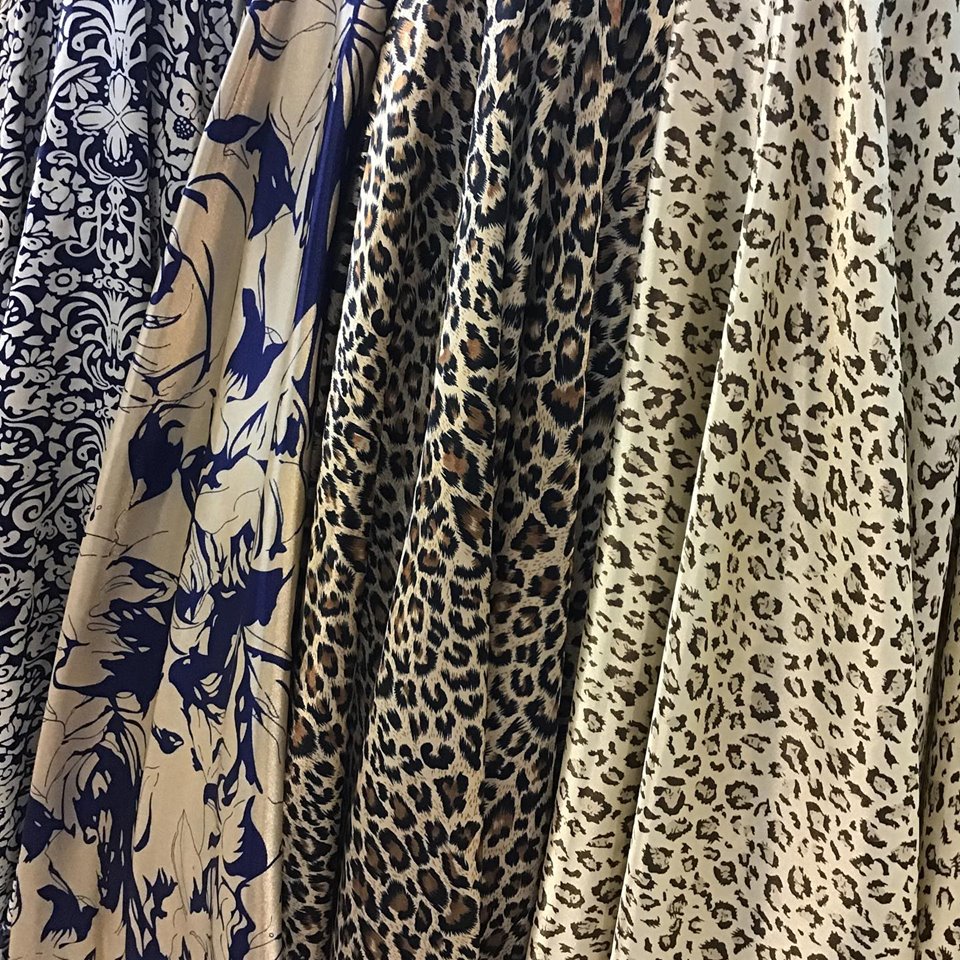 Animal Print Satin Print ideal for Shirt Dress 