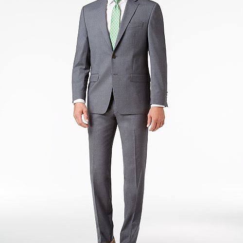 classic-fit gray suit will optimize your comfort and style