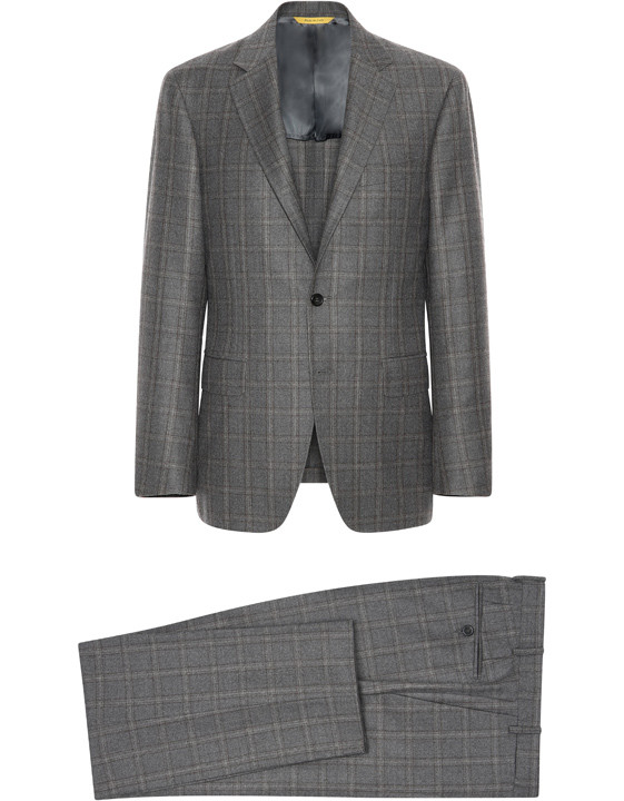 Gray Checked Suit